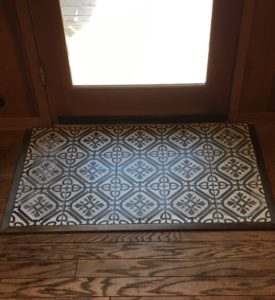 entry way tile rug