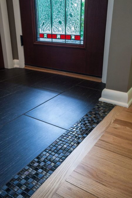 Flooring Transitions Wood To Tile, How To Install Threshold Between Tile And Hardwood