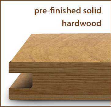 pre-finished solid hardwood