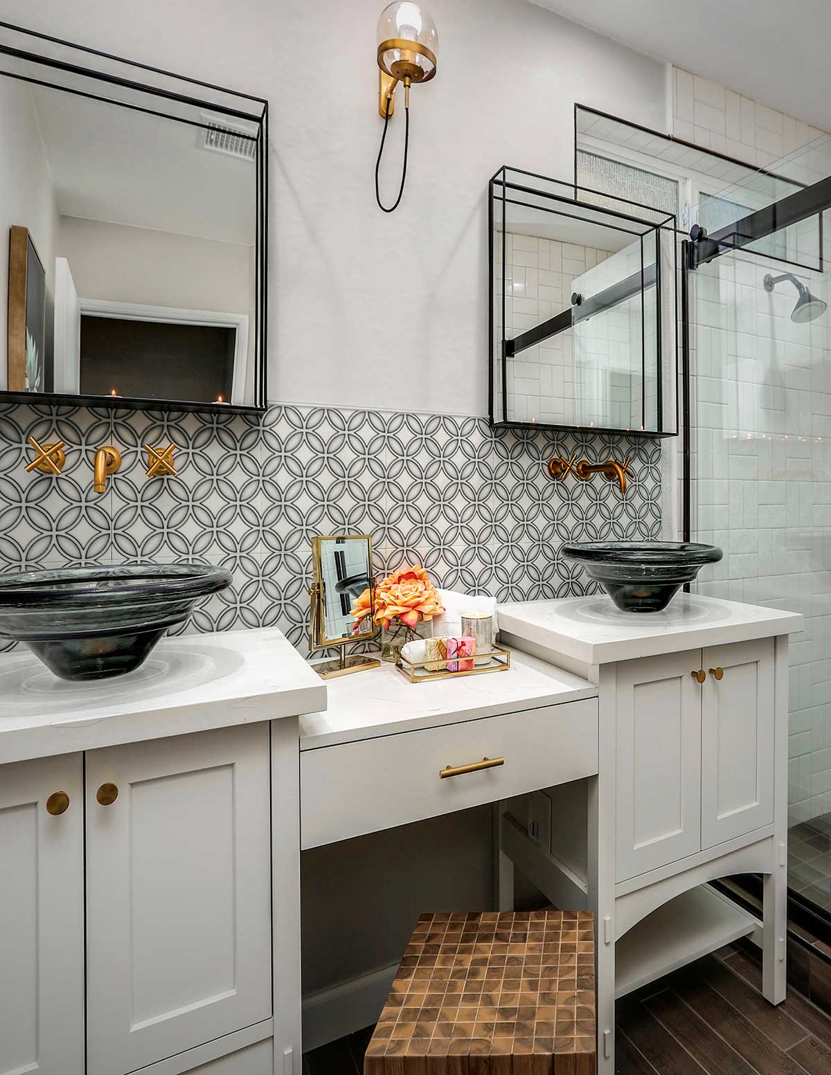 Crescent Pebble Grey AST Bathroom decorative Tile