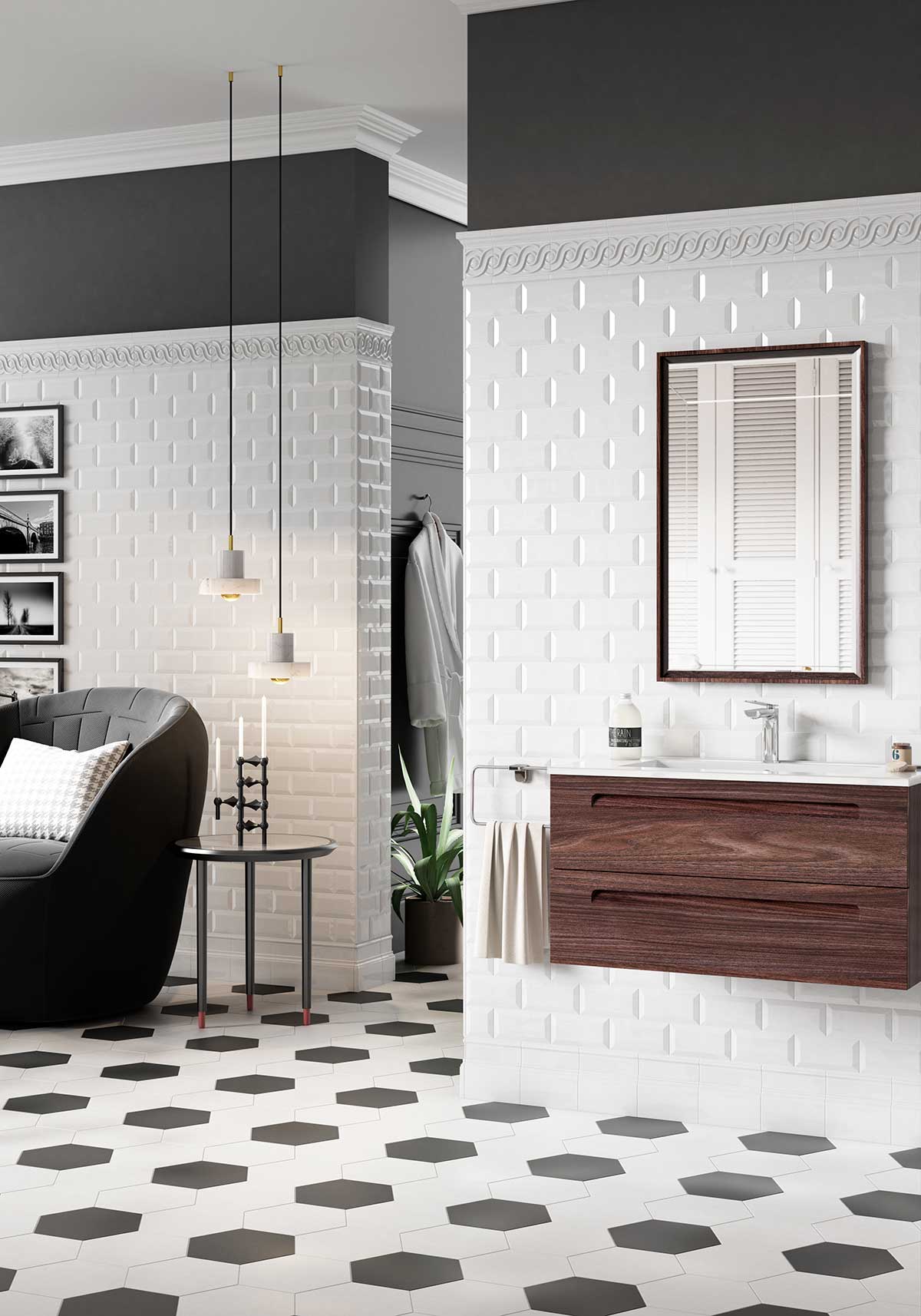 Bathroom Tile - Hampton White